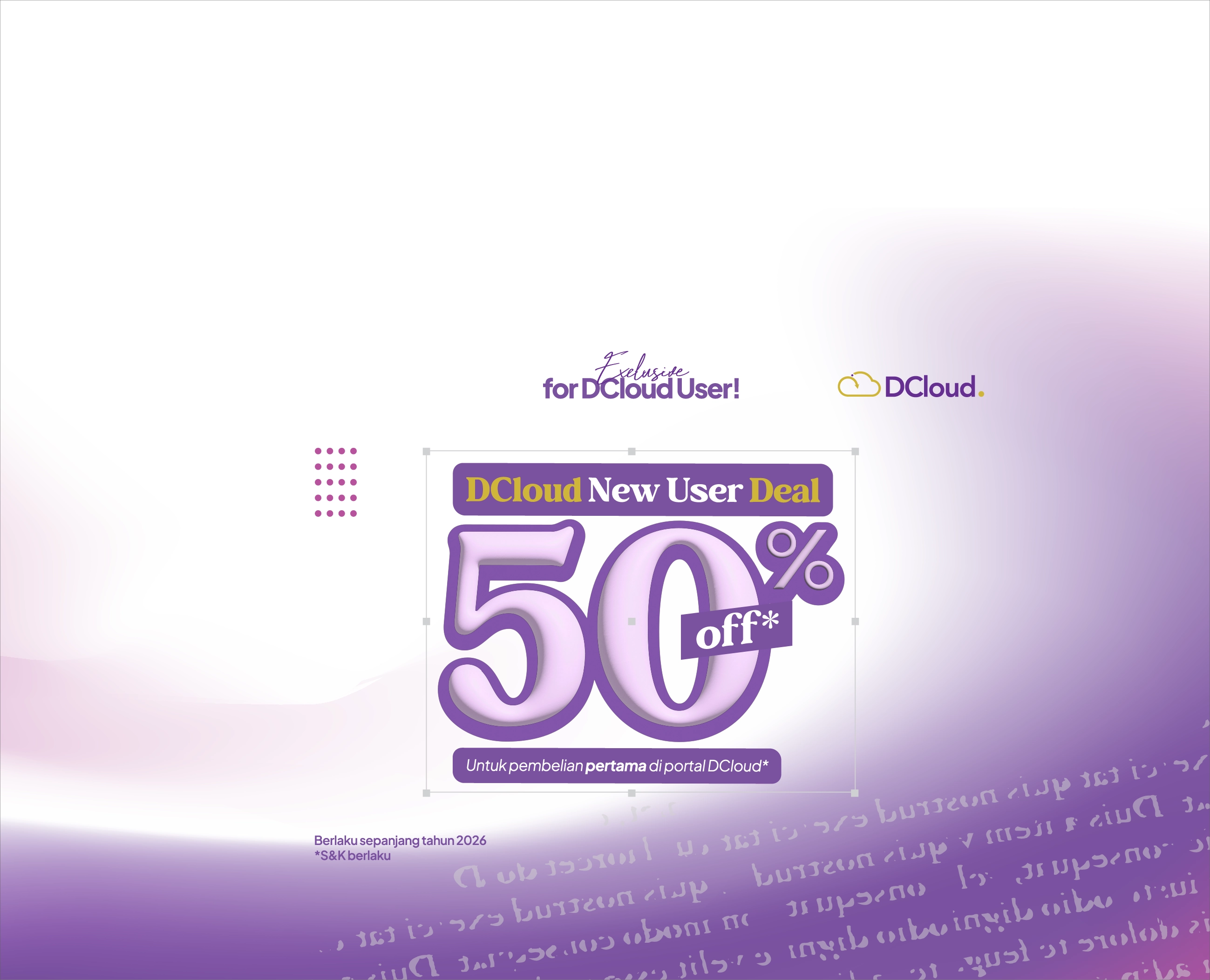 Promo DCloud New User 2026